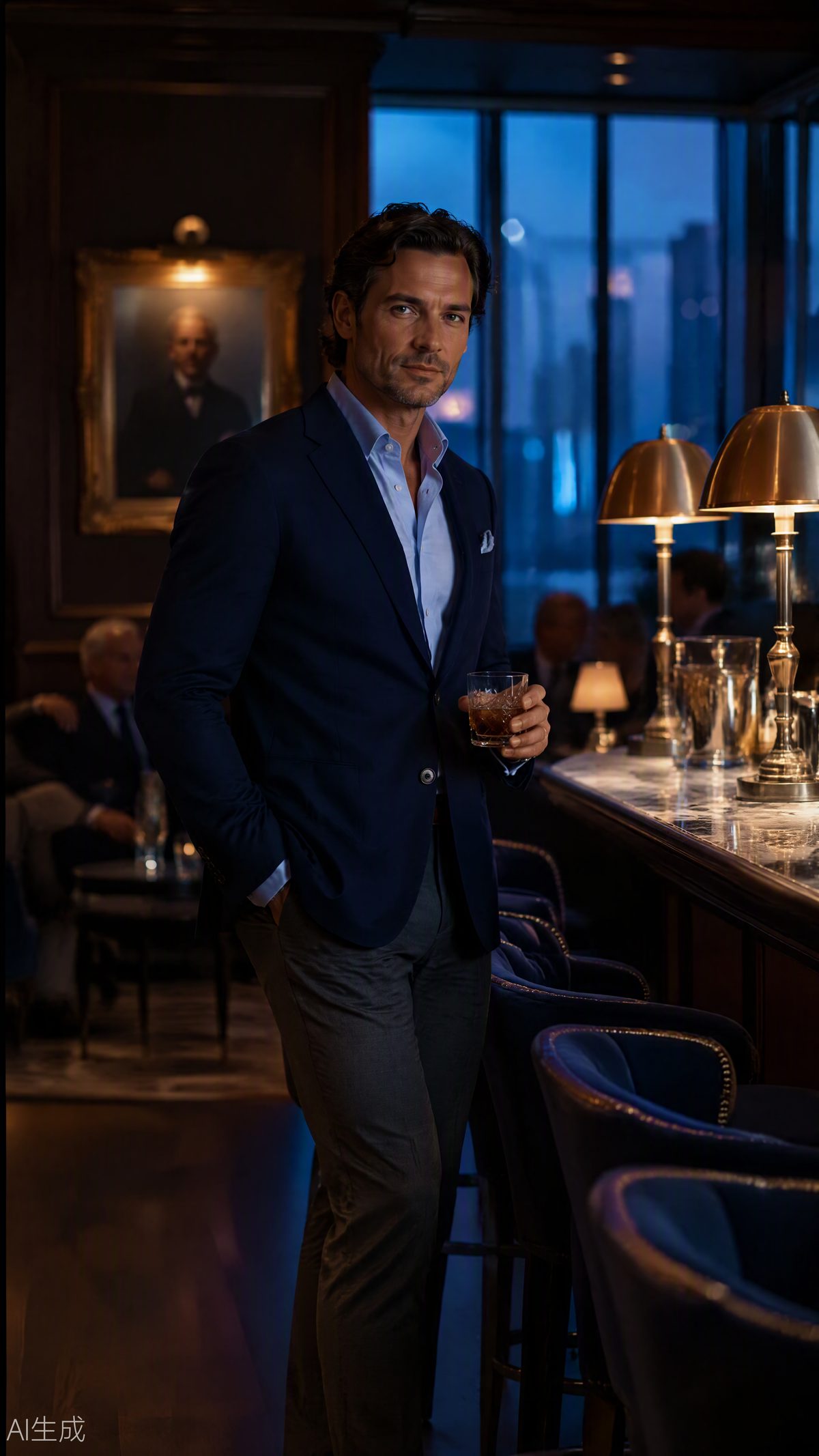 A member in the exclusive iP TECH PROS private lounge